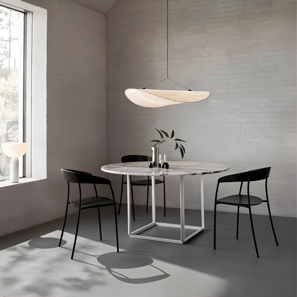 SilkyFab Pendellampa - Handgjord LED Hänglampa av Tyg