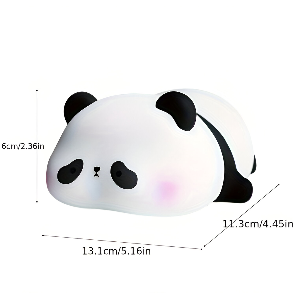 Mjukt Glödande Panda LED Nattljus - Uppladdningsbart Barn Nattljus
