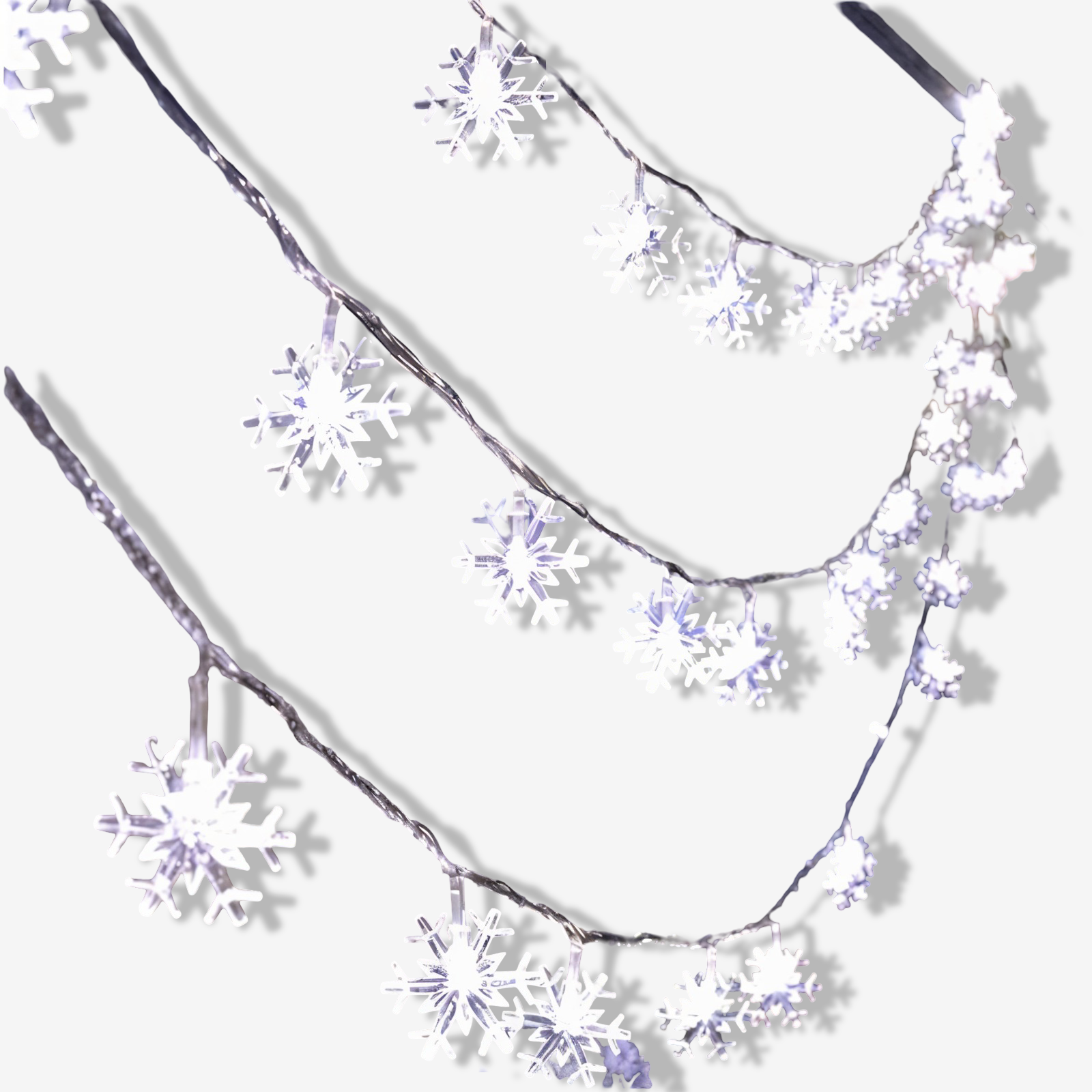 Sparkle Ljuslina - Dekorativa Kulor, Blommor, Stjärnor, Snöflingor LED Ljus