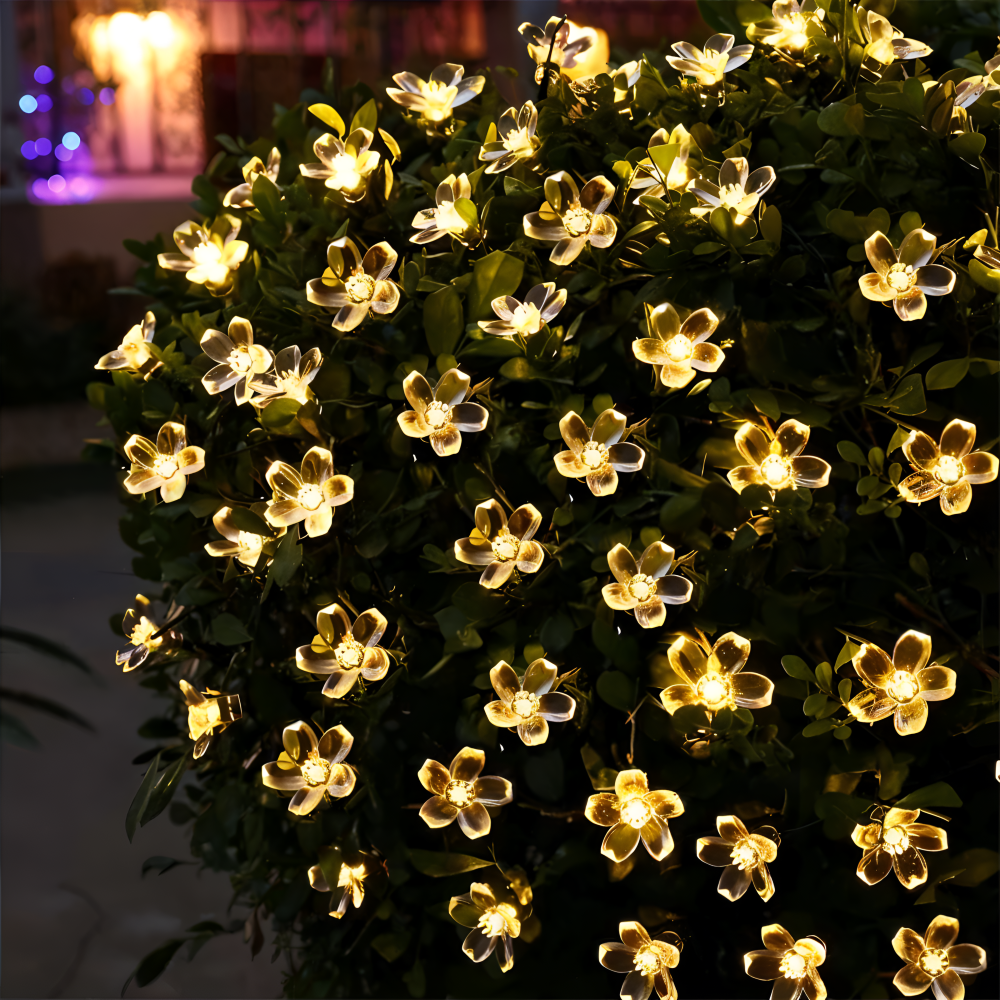 Sparkle Ljuslina - Dekorativa Kulor, Blommor, Stjärnor, Snöflingor LED Ljus