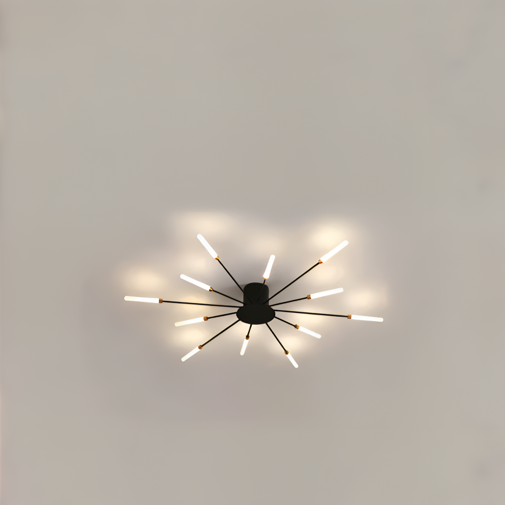 SpiraBright - Lyxig Fyrverkeridesign Nordisk LED Taklampa