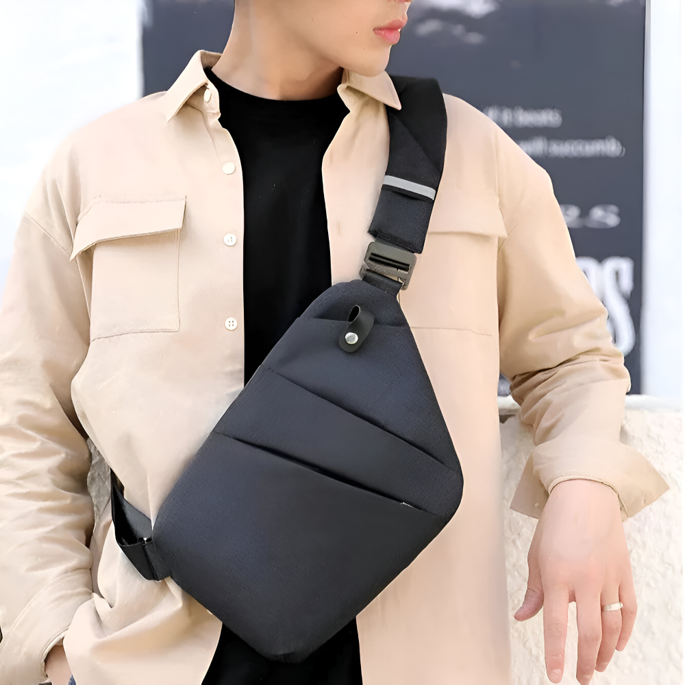 StealthGuard - Resväska - Anti-tjuv-väska för resor - Slim Sling-väska