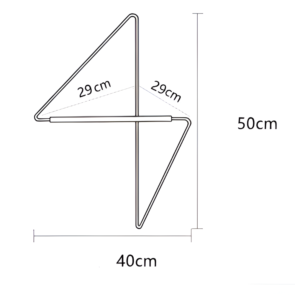 Triad Garderobenständer - Geometrisk Mångsidig Garderob i Metall