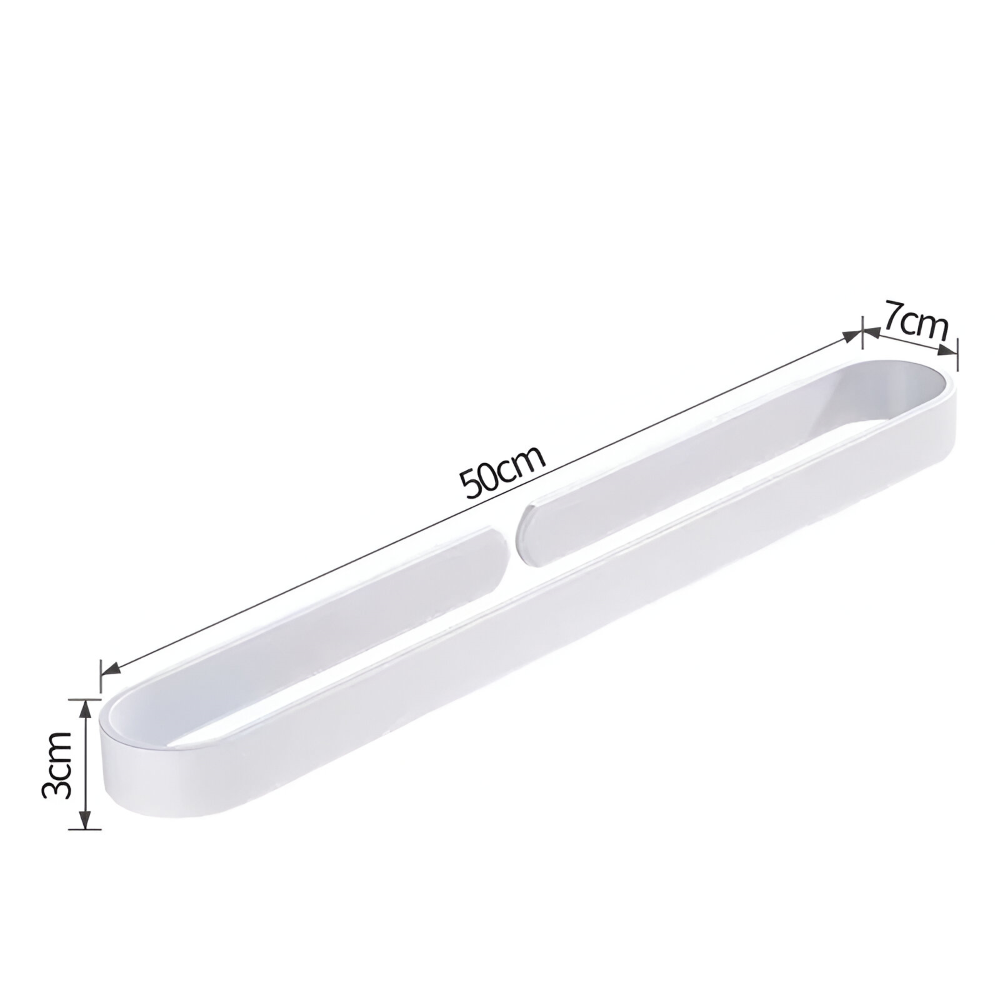 U-Form Handdukshållare - Rostfritt Aluminium, Svart, (30/40/50cm) Handdukstänger