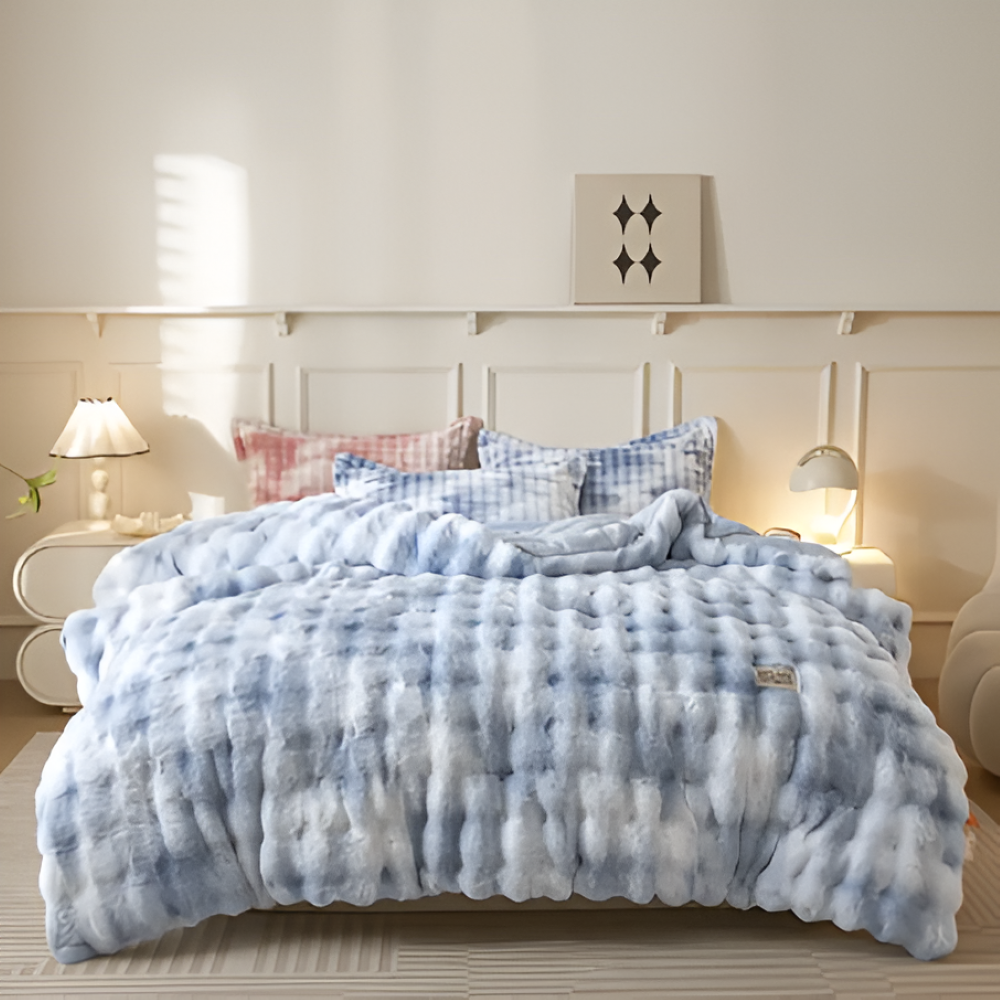 Ultra Mysig Mjölk Fleece Täcke - Lätt Plyschtäcke för Året Rund Komfort