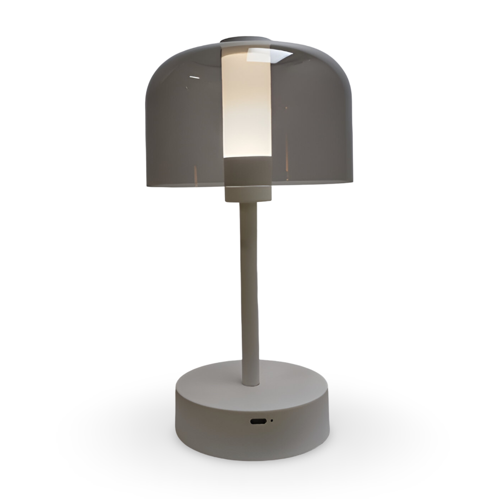 Mångsidig Touch Sensitive LED Nattdukslamp med Metallbas och Akrylskärm - USB-laddning och justerbara färgtemperaturer Bordslampa