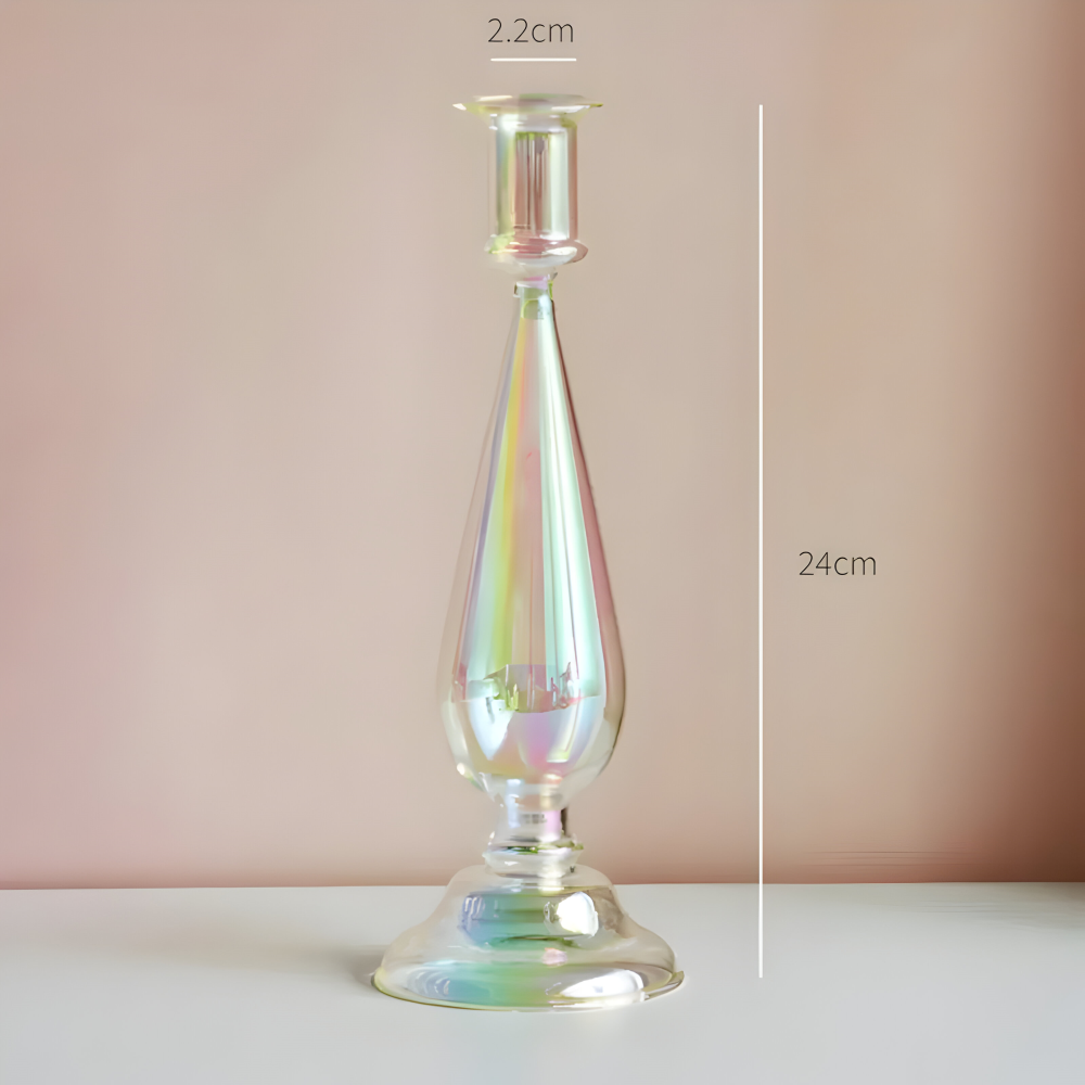 Levande Konstglas Ljusstake för Inredning