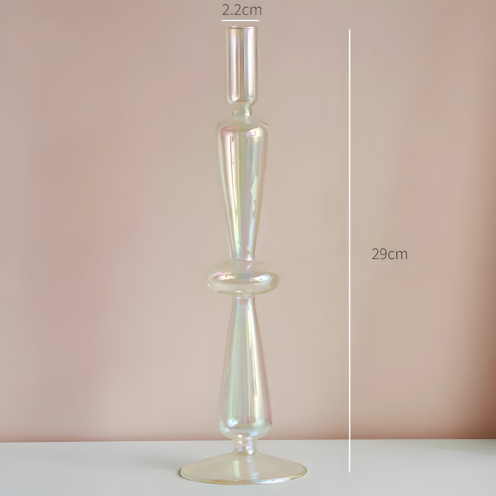 Levande Konstglas Ljusstake för Inredning