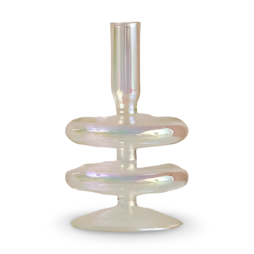Levande Konstglas Ljusstake för Inredning