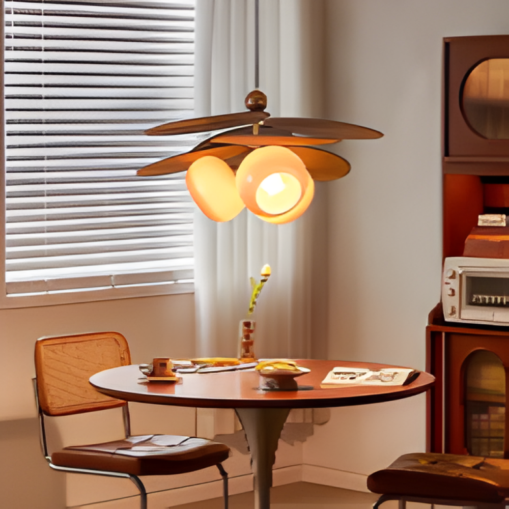 Vintage Rattan Vävda Pendellampa - Retro Hänglampa för Stilfull LED Taklampa för Elegant Dekoration