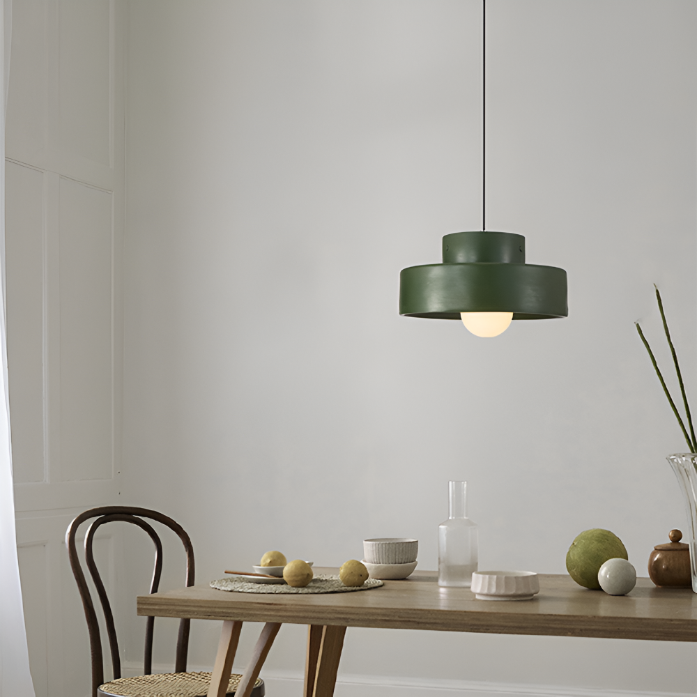 Wabi Sabi Pendellampa - Röd Macaron Pendellampa - Rund Hänglampa