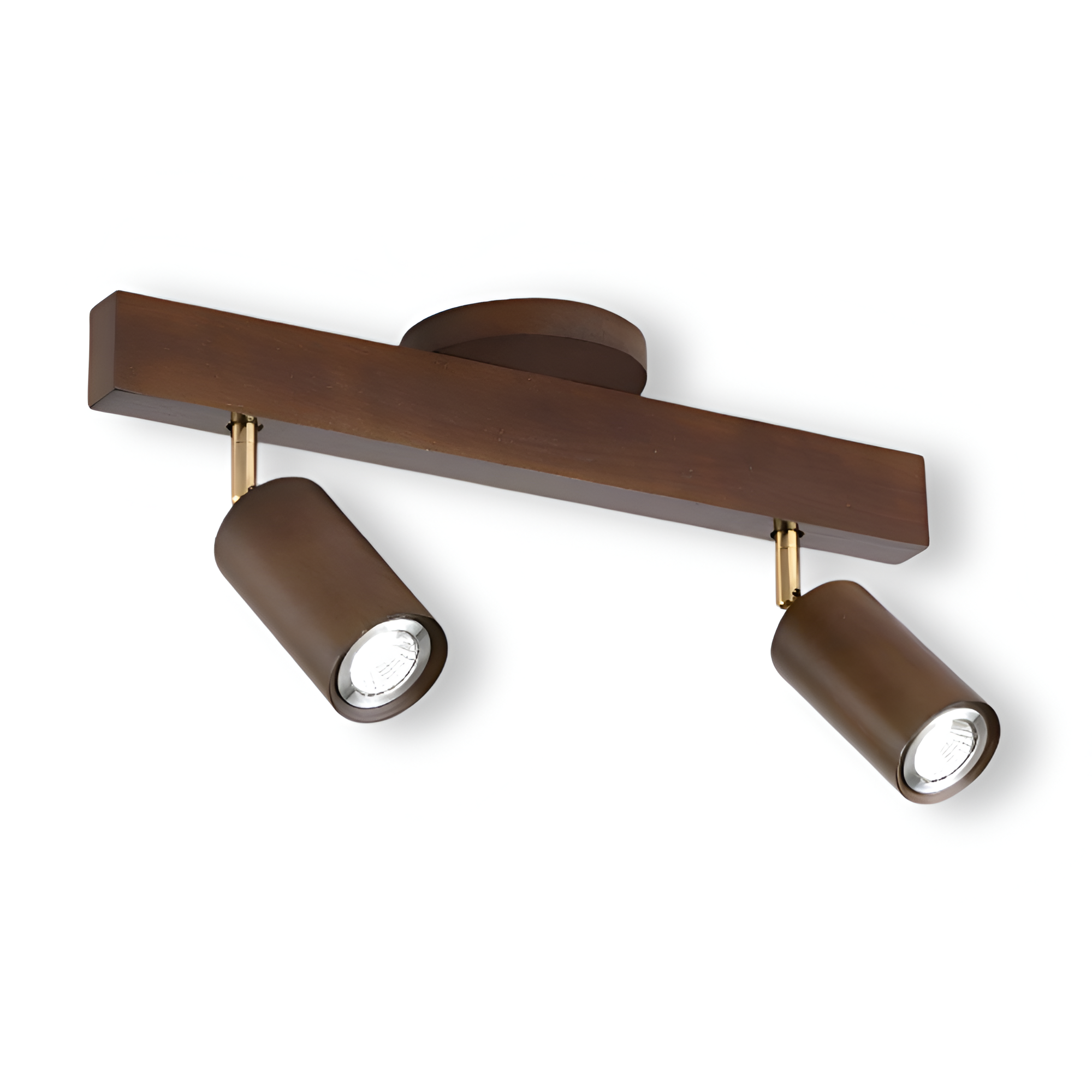 Woodsy Taklampa - Cylindrisk Träspotlight - Justerbar LED Belysning