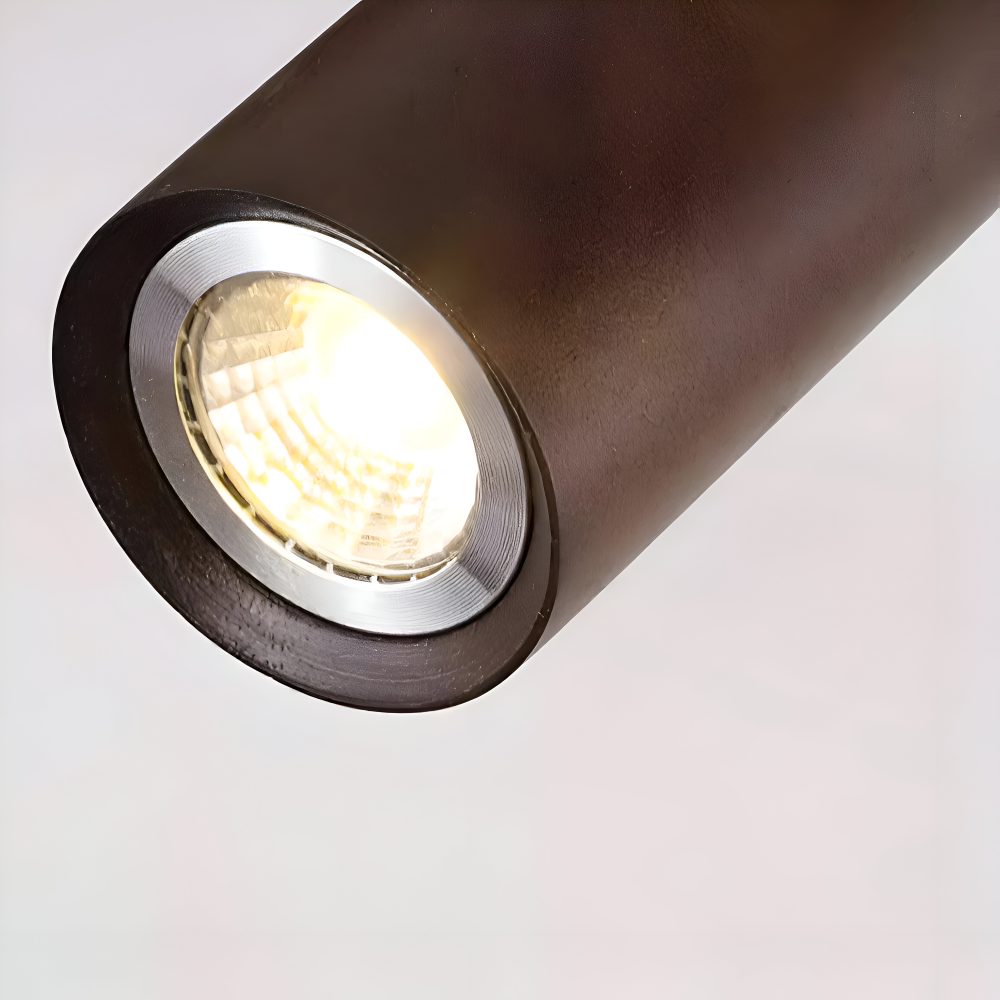 Woodsy Taklampa - Cylindrisk Träspotlight - Justerbar LED Belysning