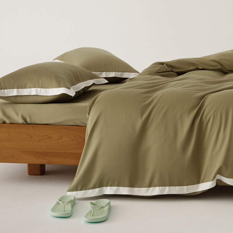 Bäddset Tencel Lapptäcksmönster