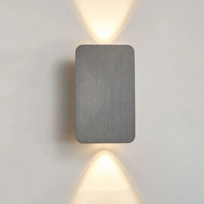Mini Rektangulär LED-Vägglampa - Minimalistisk Vägglampa - Infälld Vägglampa