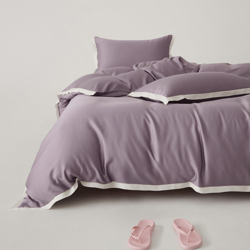 Bäddset Tencel Lapptäcksmönster