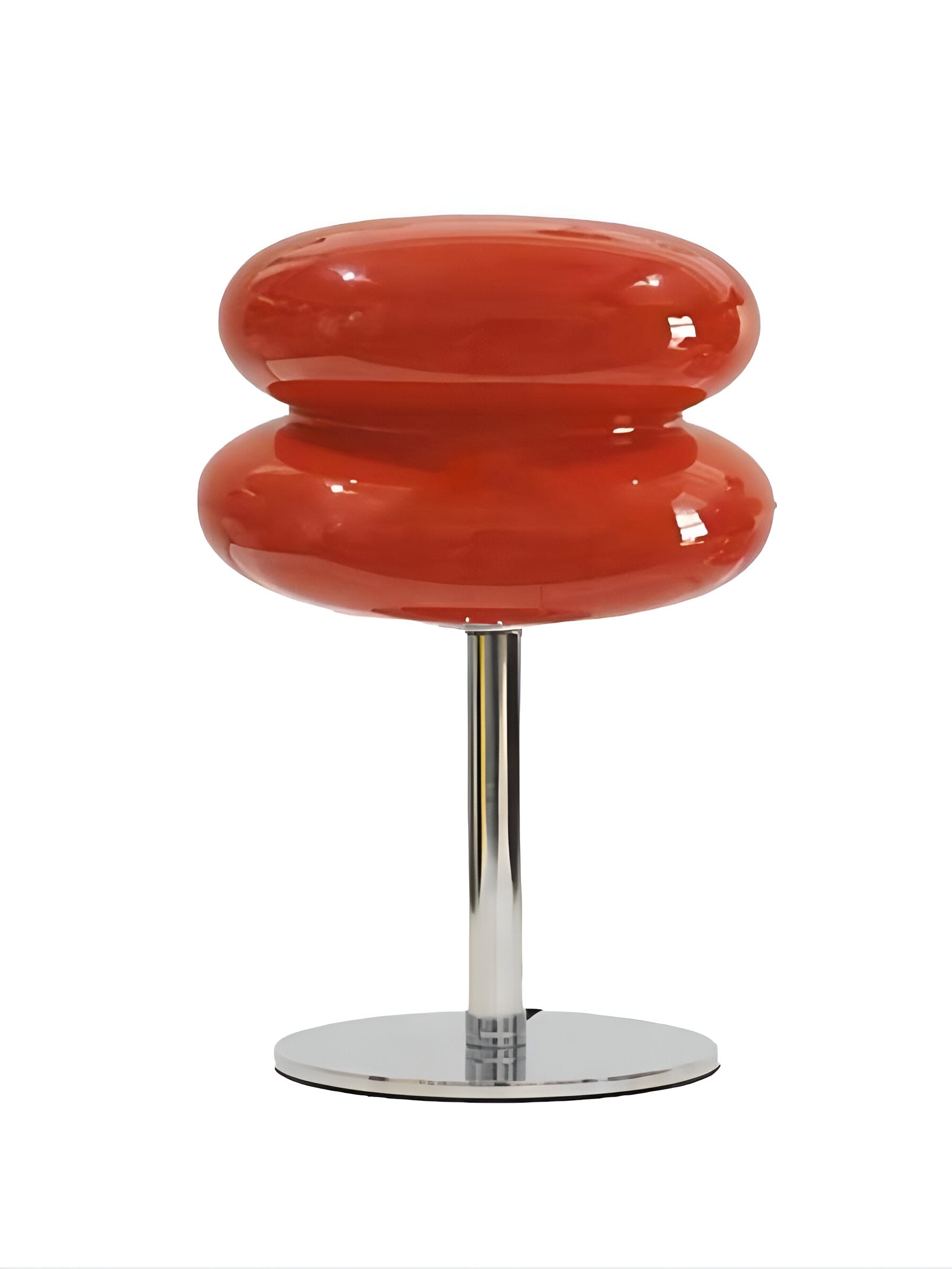 Macaron Inspirerad Bordslampa - Elegant Bordslampa i Glas för en Livlig Rumsatmosfär