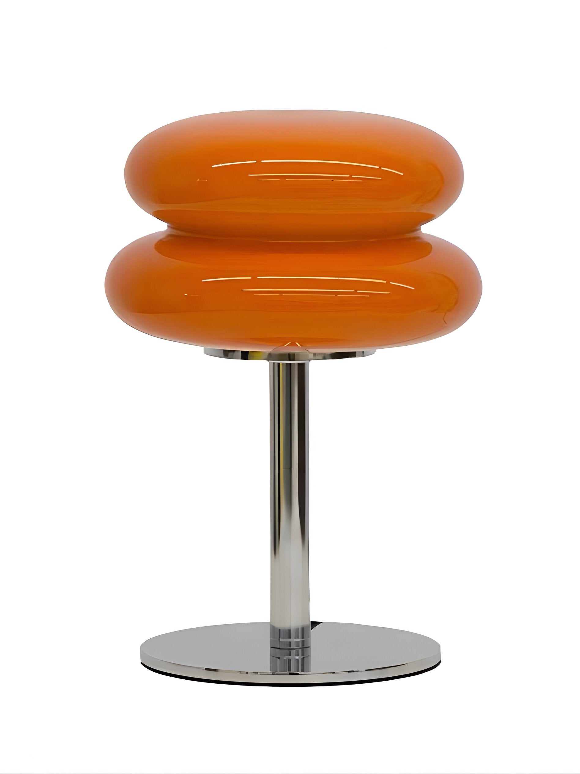 Macaron Inspirerad Bordslampa - Elegant Bordslampa i Glas för en Livlig Rumsatmosfär