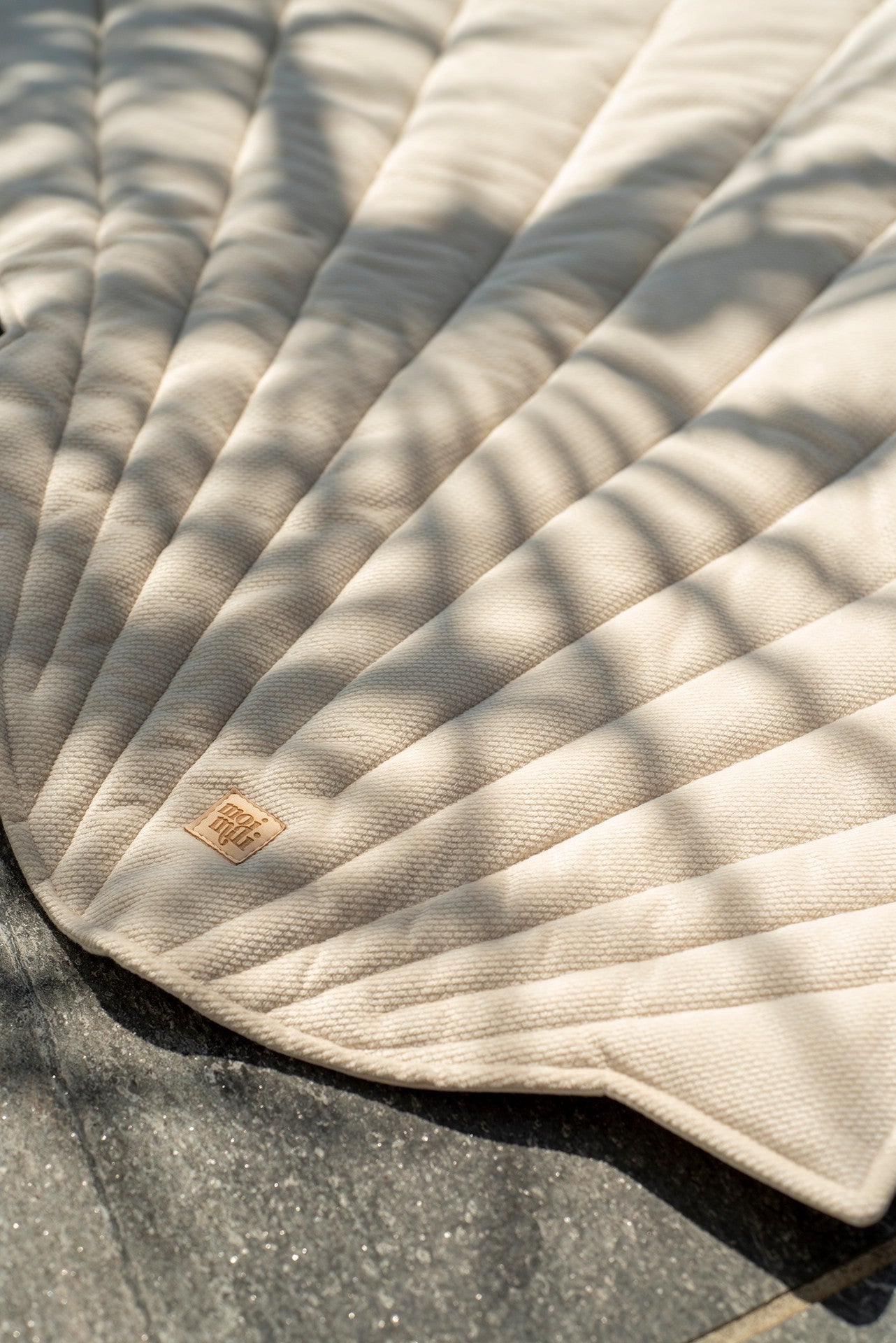 Lekmatta Ekologisk Bomullsvelour Beige
