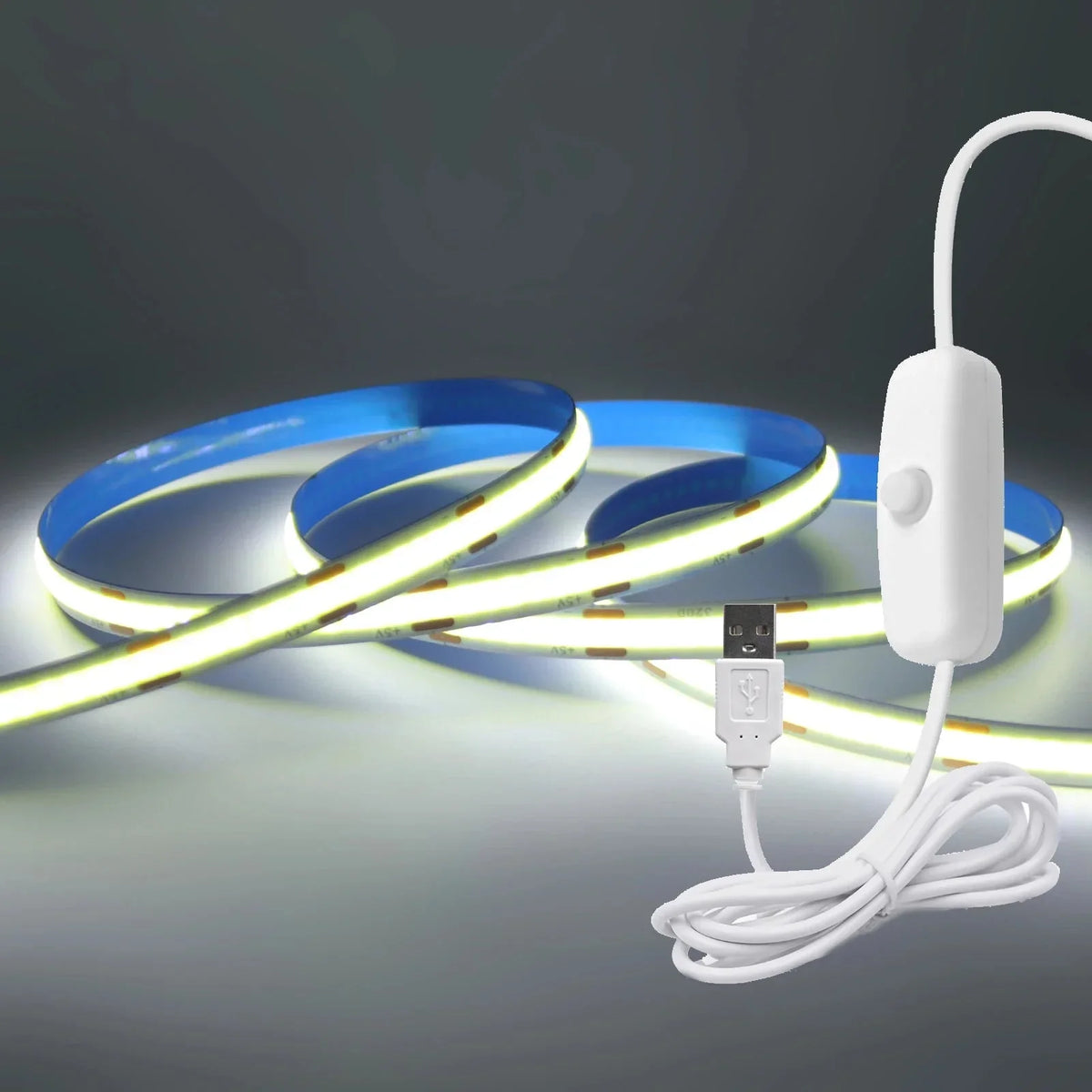 USB-driven LED-ljuslist för stämningsfull rumsbelysning