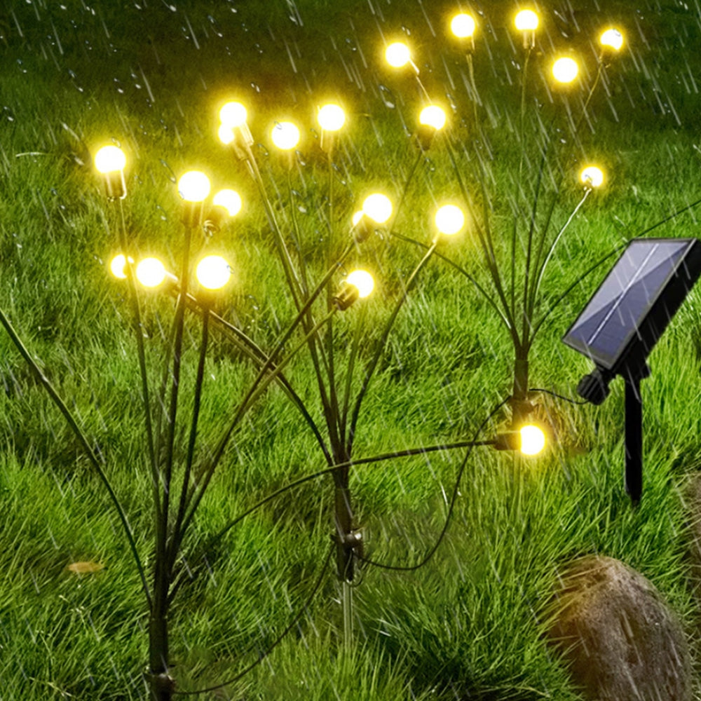 Solcellslampor för trädgård, 2-pack, 70 cm, 6 LED