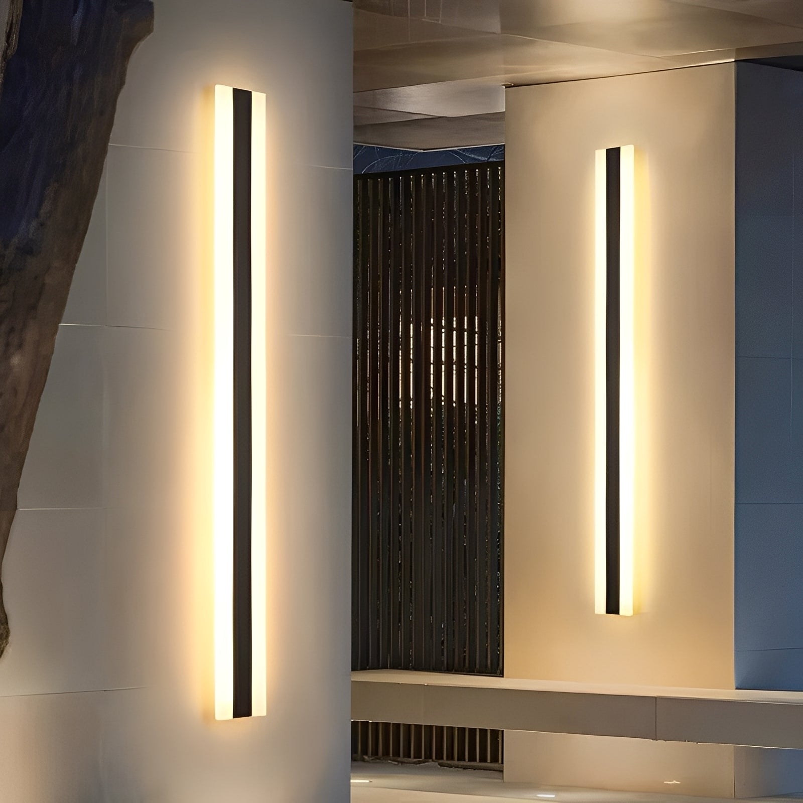 Robust utomhusvägglampa med modern design och IP65-skydd