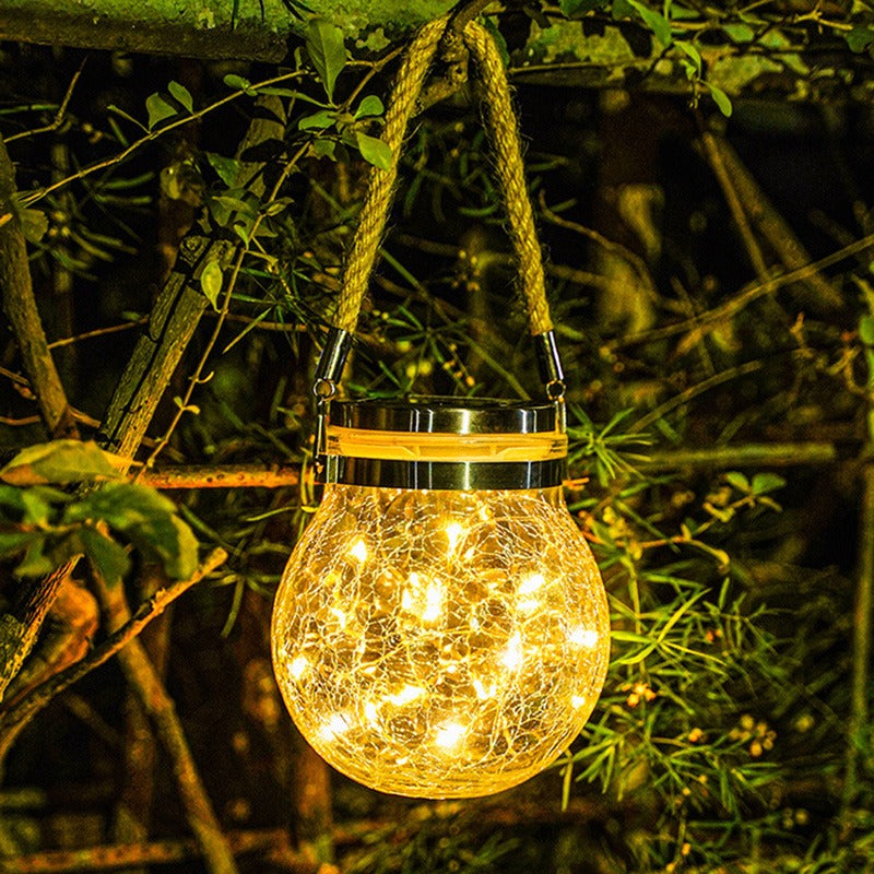 Solarlampa I Glas För Trädgård
