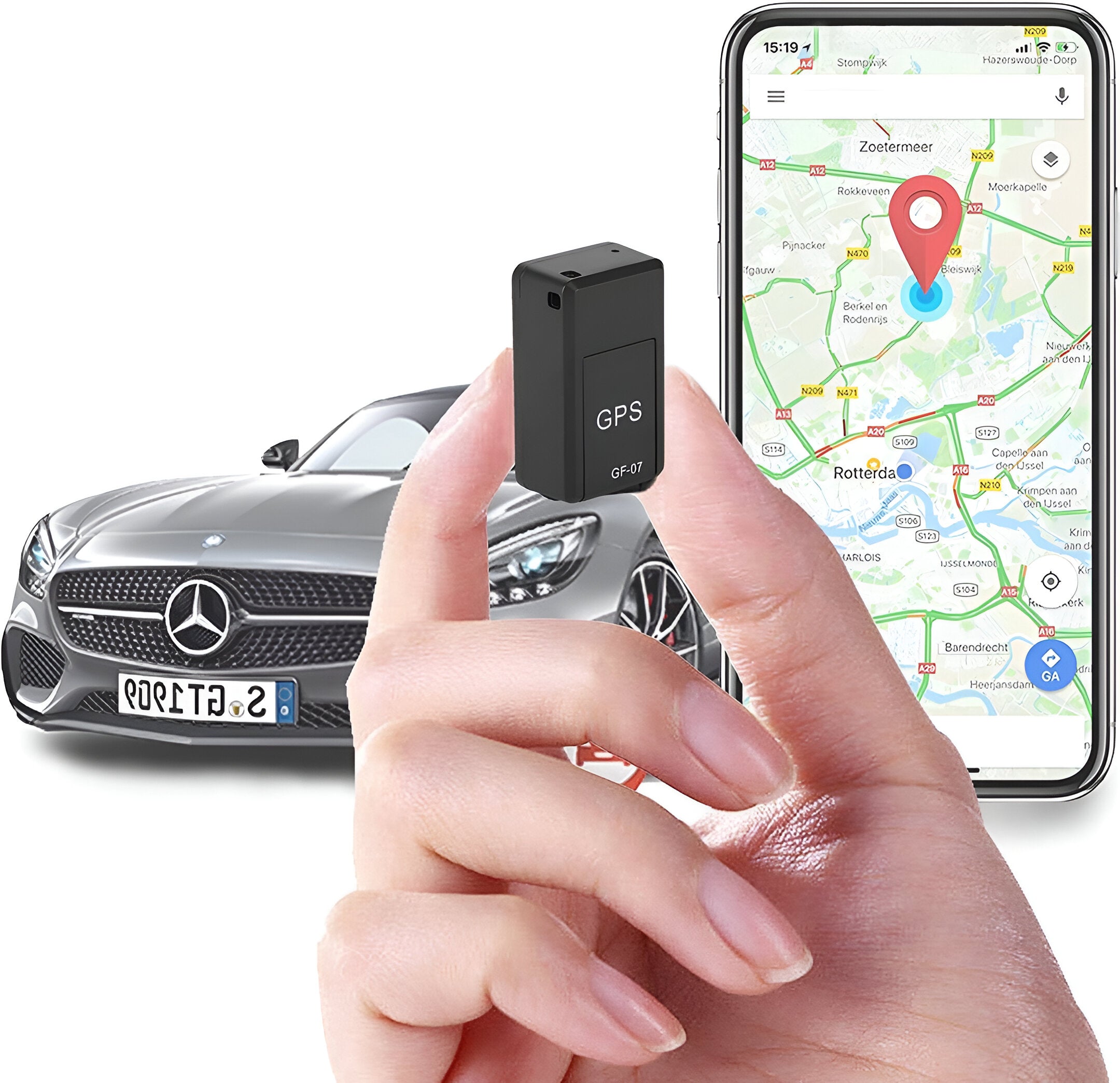 GPS Tracker Magnetisk Mini – Global Täckning & Realtidsspårning för Ultimat Säkerhet