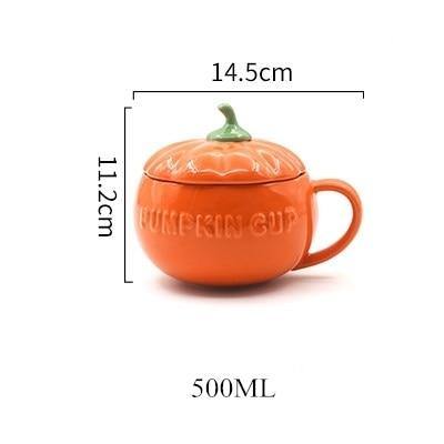 Keramisk Pumpamugg Med Dekorativ Design