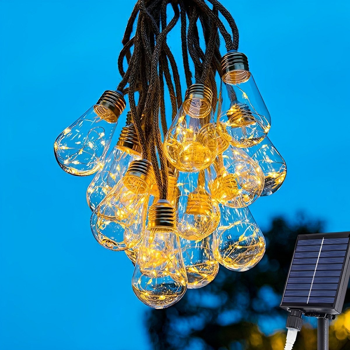 Ljusslinga Solcellsdriven LED För Utomhusbruk