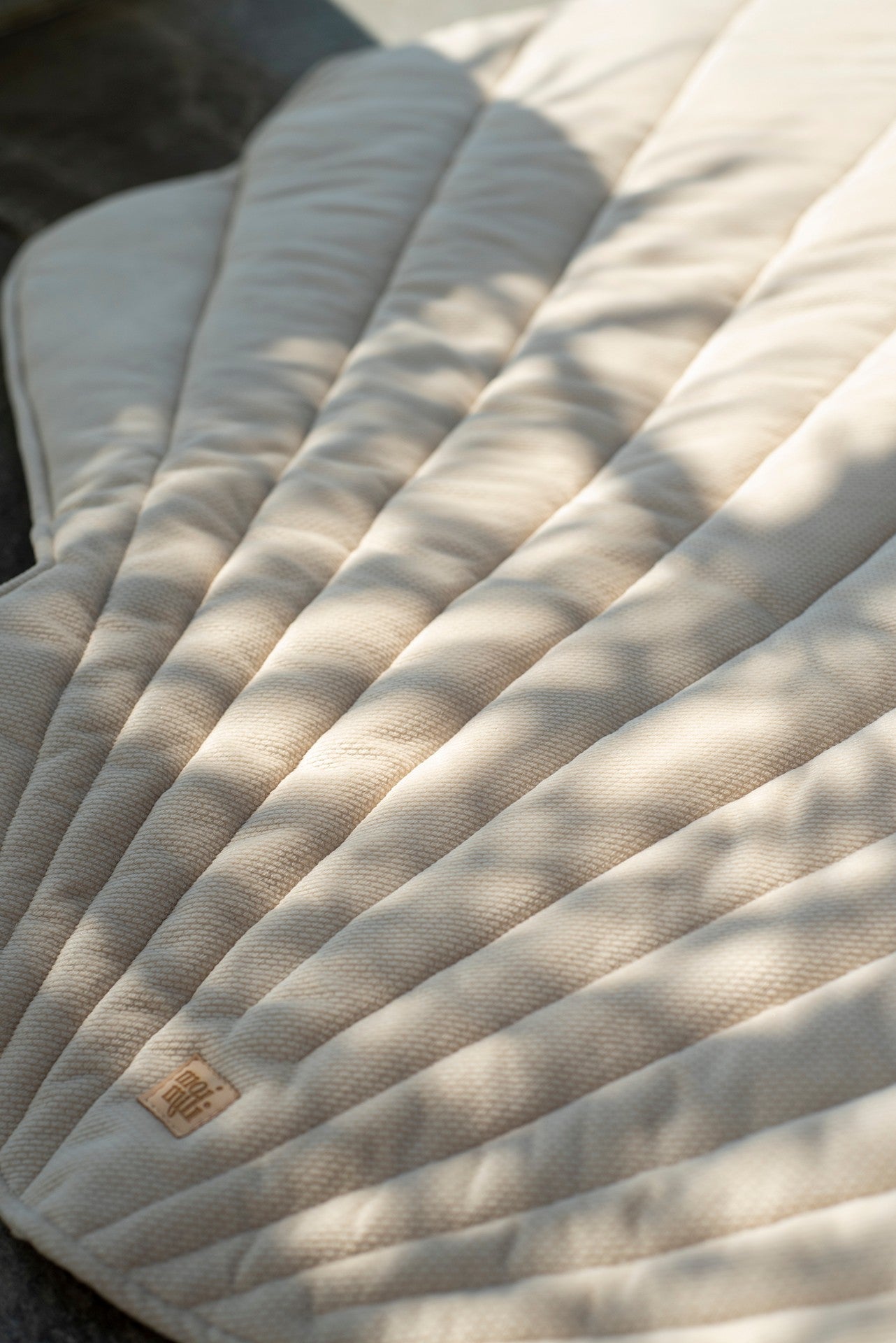 Lekmatta Ekologisk Bomullsvelour Beige