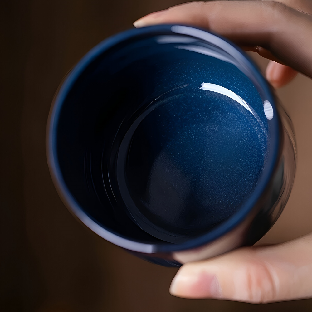 Keramik Kaffekoppar Set (230 ml) – 4-delat Muggar för Kaffe och Te