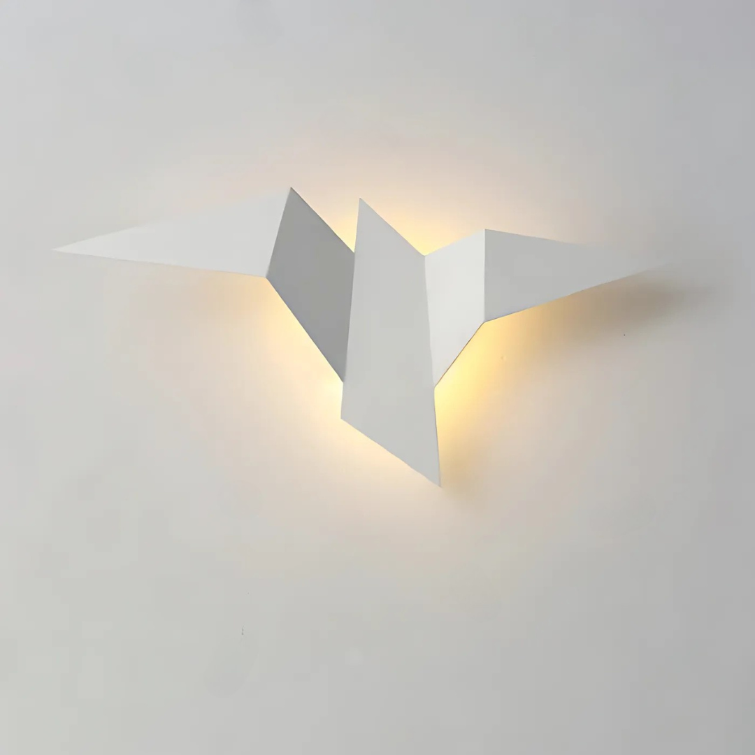 Vägglampa Origamidesign För Inomhusbelysning