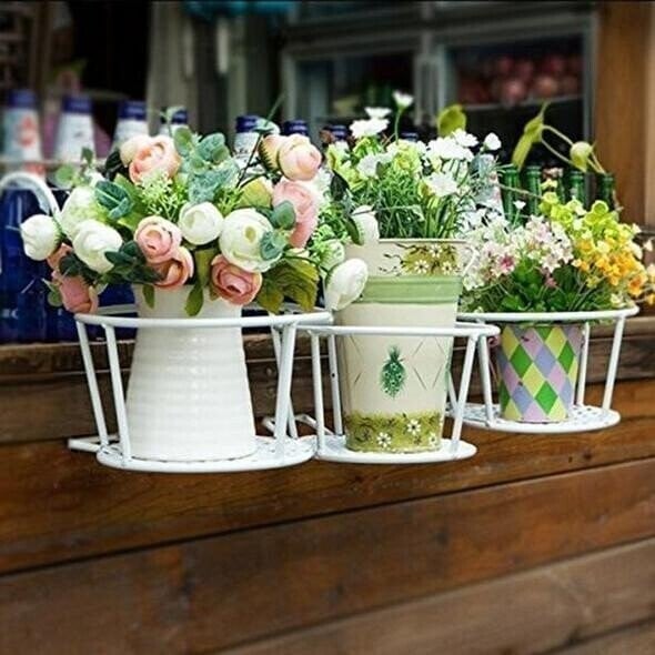 Hängande blomställning i metall för växter