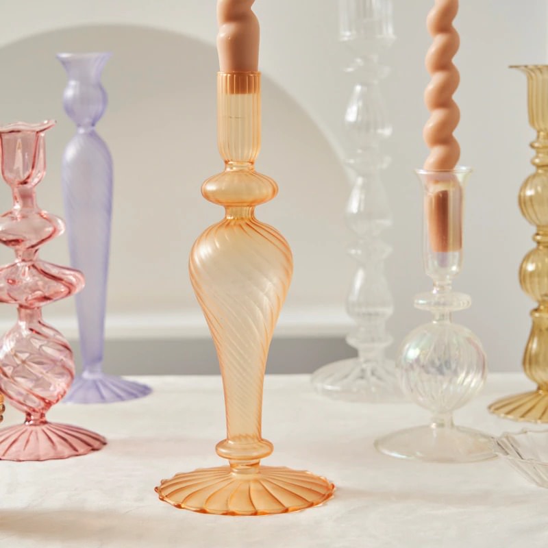 Glasljushållare Fransk Vintage Design