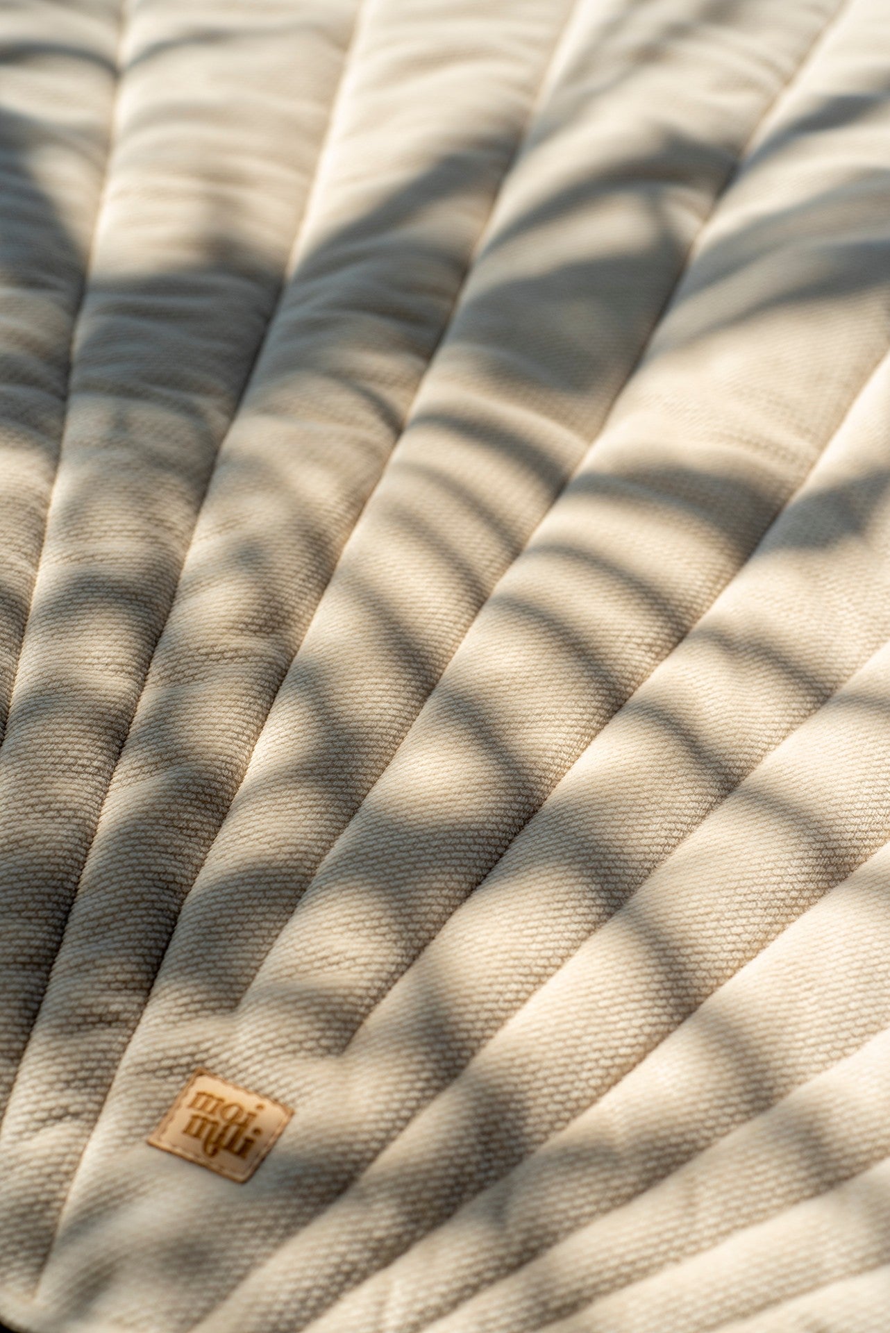 Lekmatta Ekologisk Bomullsvelour Beige