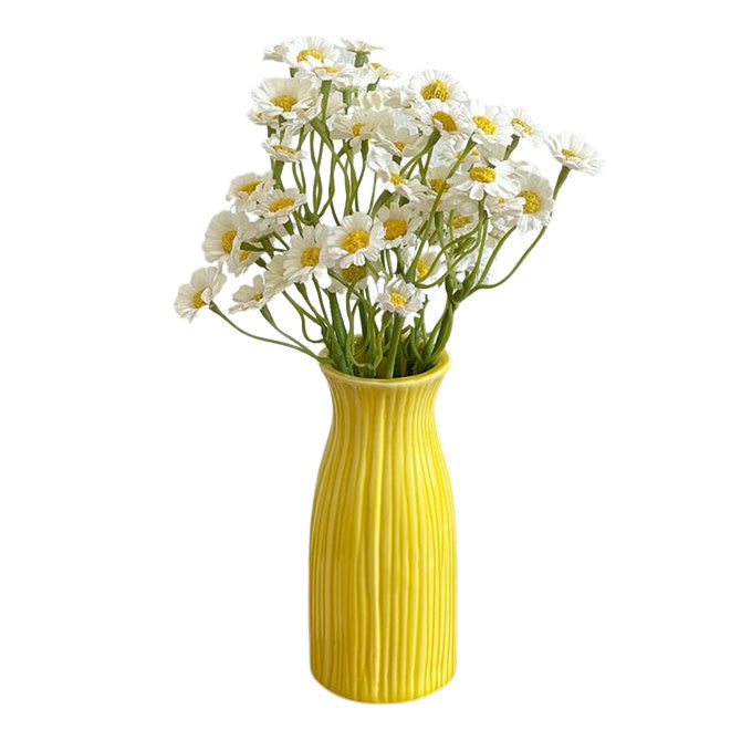 Keramiskt blomvas minimalistisk design