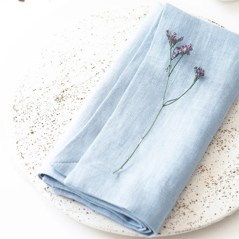 Bordstablett och servettset i ramiefiber