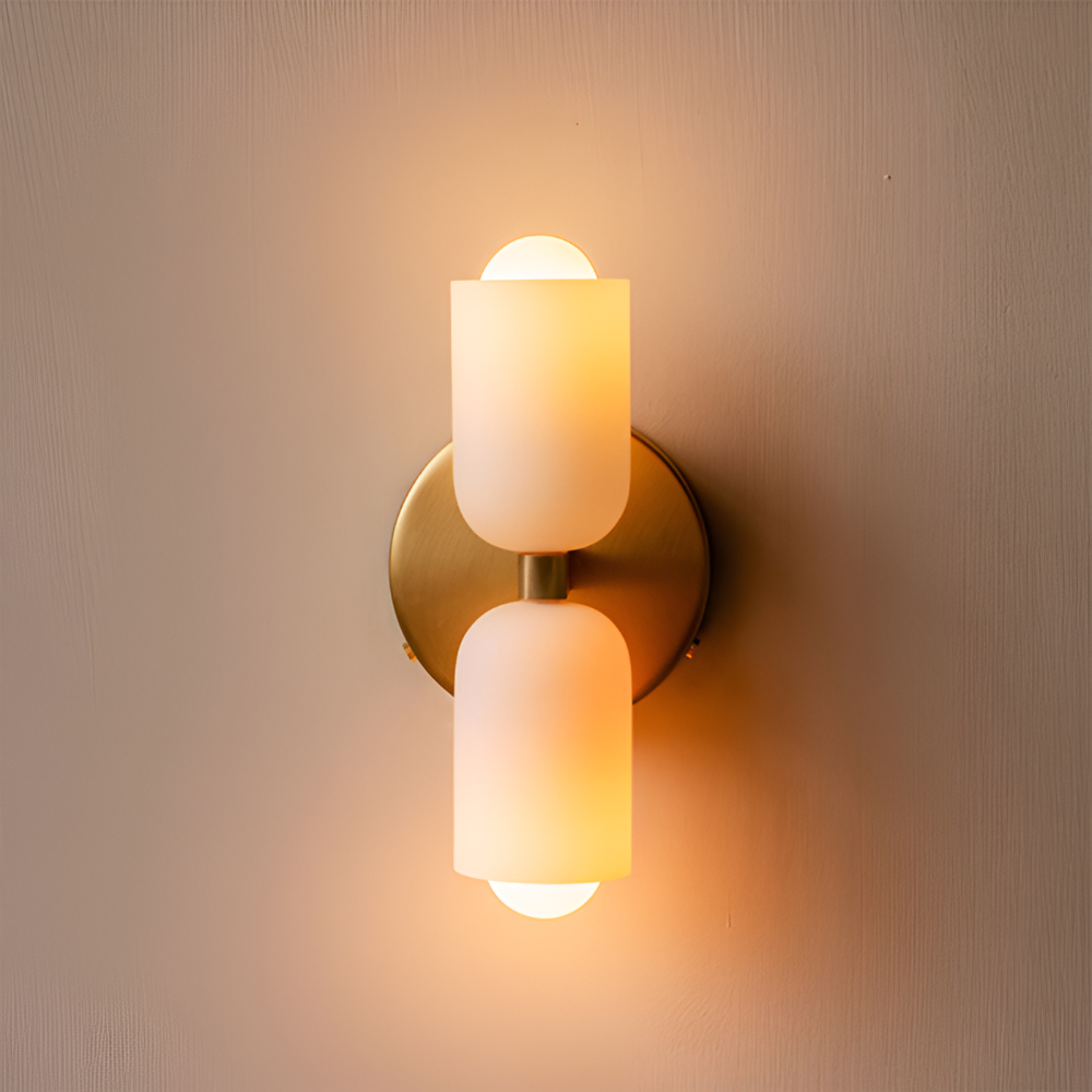 AcrylCapsule Vägglampa - Vägglampa Med Två Huvuden - Vägglampor För Inomhusbruk
