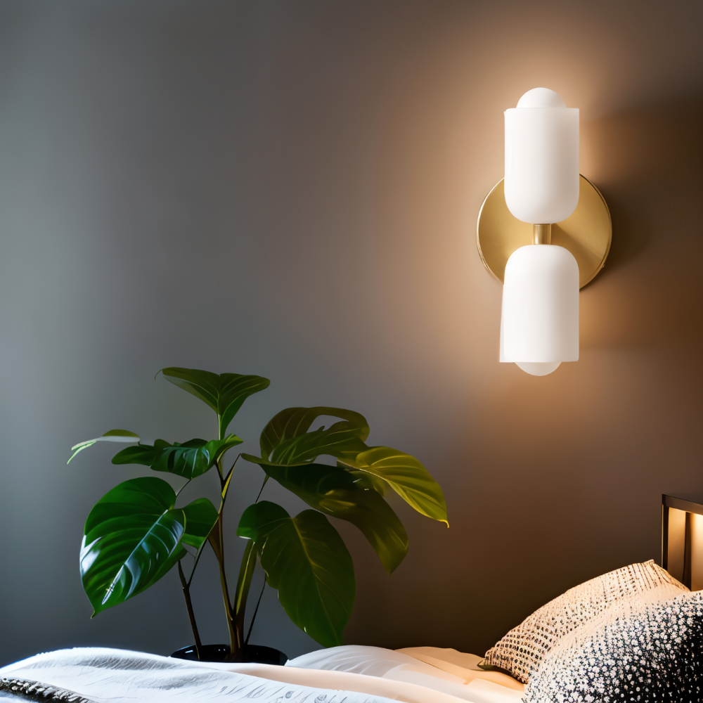 AcrylCapsule Vägglampa - Vägglampa Med Två Huvuden - Vägglampor För Inomhusbruk