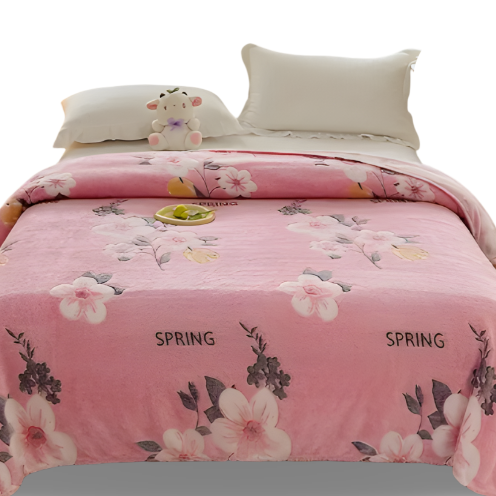 Allsäsongs-korallfleece Filt - Mjuk, Maskintvättbar Filt för Hemmet, Kontoret och som Present