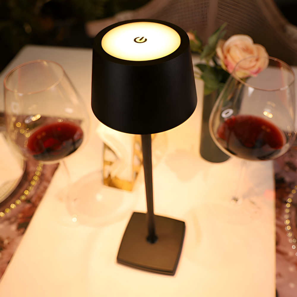 AluPro Bordslampa - Touchkontroll, Bärbar Aluminium LED Bordslampa