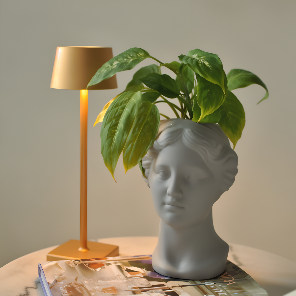 AluPro Bordslampa - Touchkontroll, Bärbar Aluminium LED Bordslampa