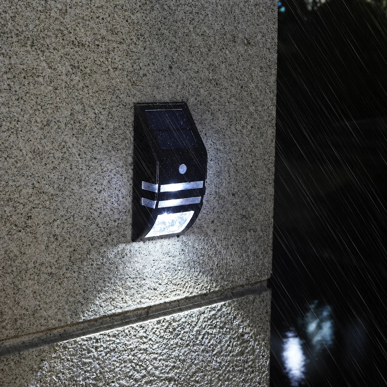 Solcellsvägglampa Med Rörelsesensor LED