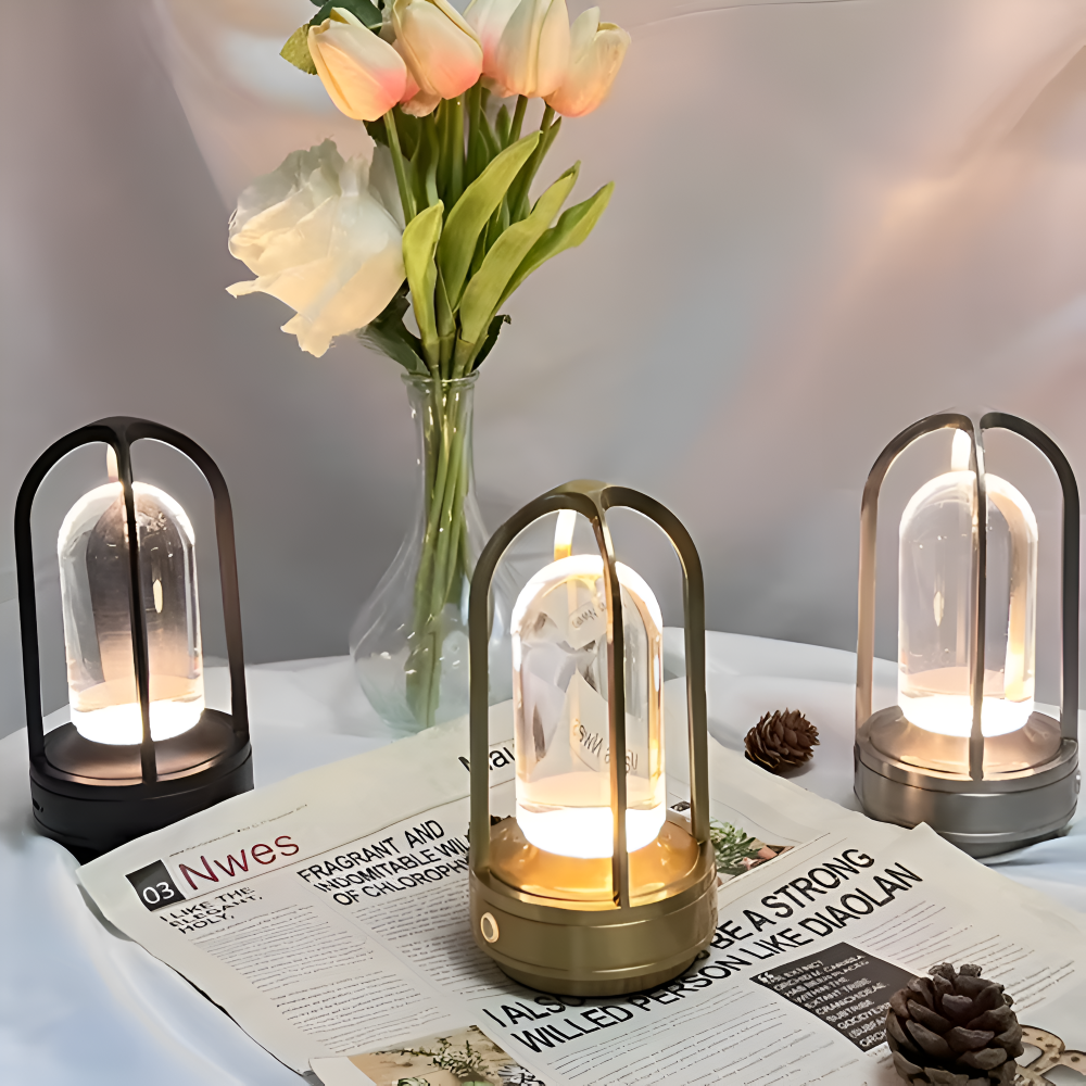 ArchCage Bordslampa - Uppladdningsbar, Lätt och Energieffektiv Skrivbordslampa