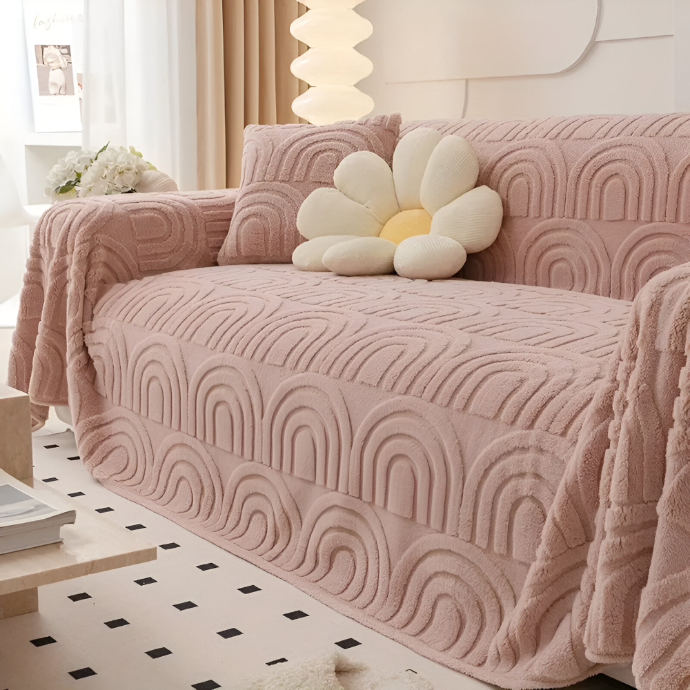 ArchPlush Sofföverdrag - Mångsidigt Jacquard Sofföverdrag för Alla Sofftyper