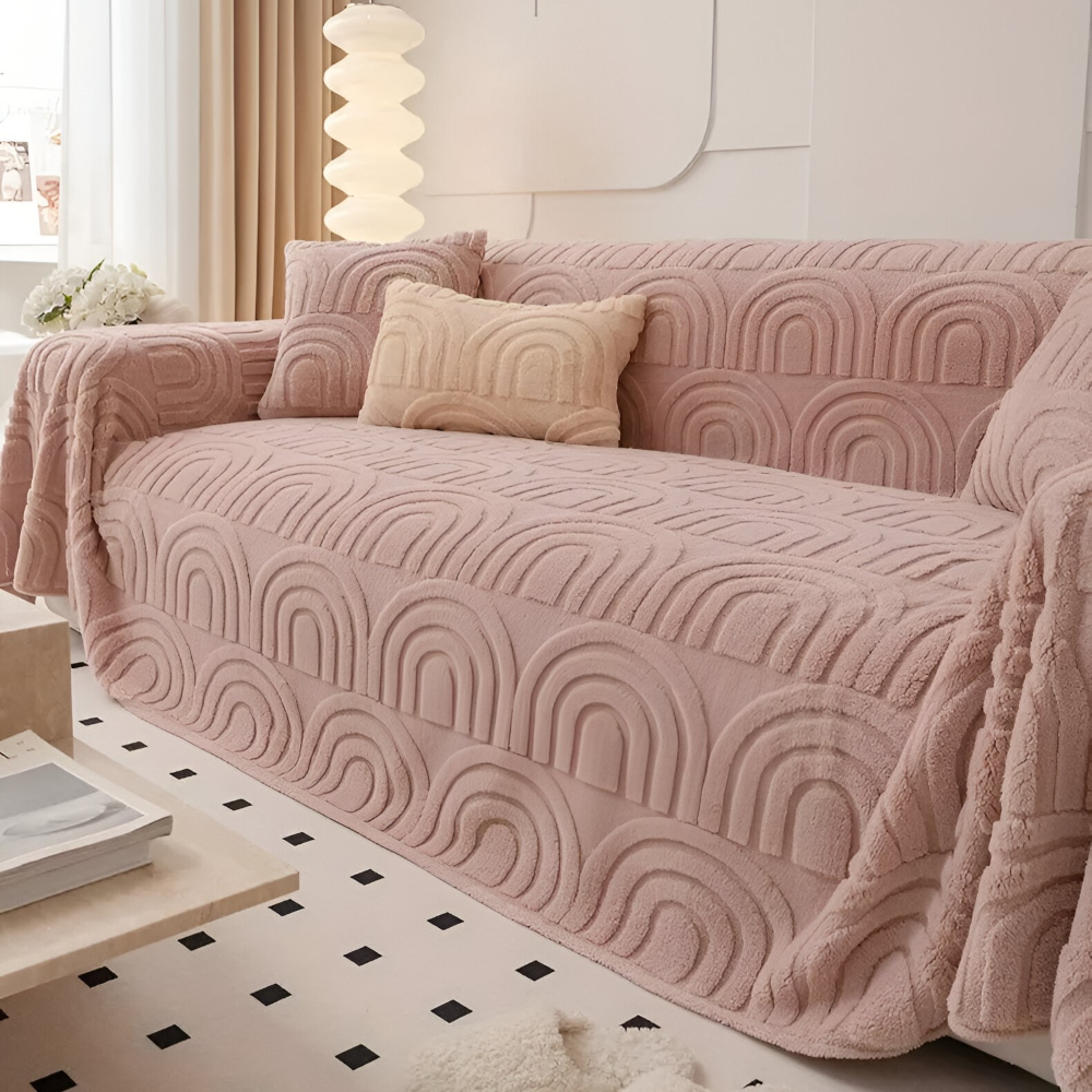 ArchPlush Sofföverdrag - Mångsidigt Jacquard Sofföverdrag för Alla Sofftyper