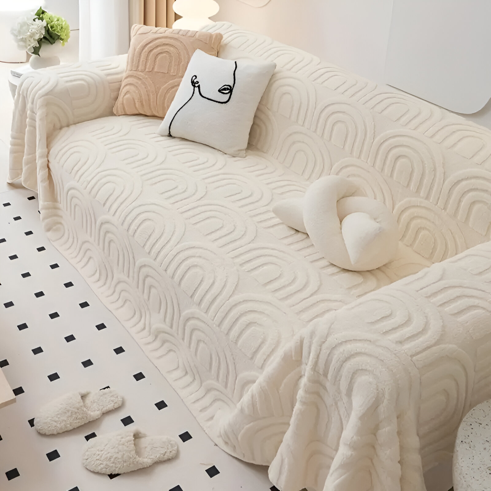 ArchPlush Sofföverdrag - Mångsidigt Jacquard Sofföverdrag för Alla Sofftyper