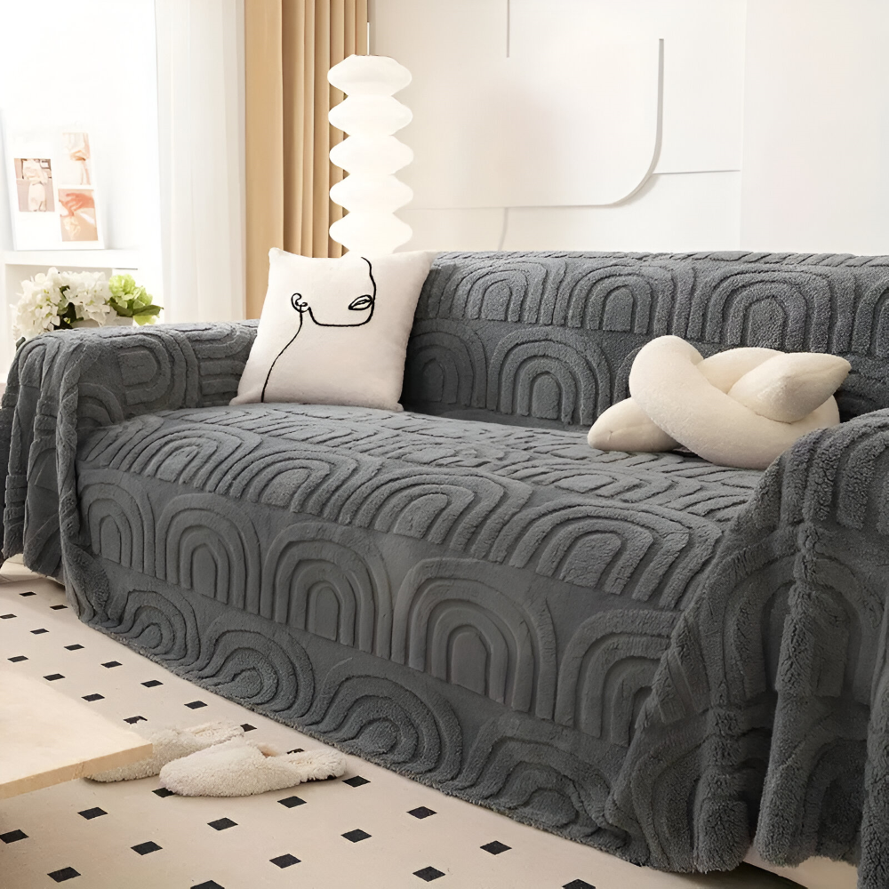 ArchPlush Sofföverdrag - Mångsidigt Jacquard Sofföverdrag för Alla Sofftyper
