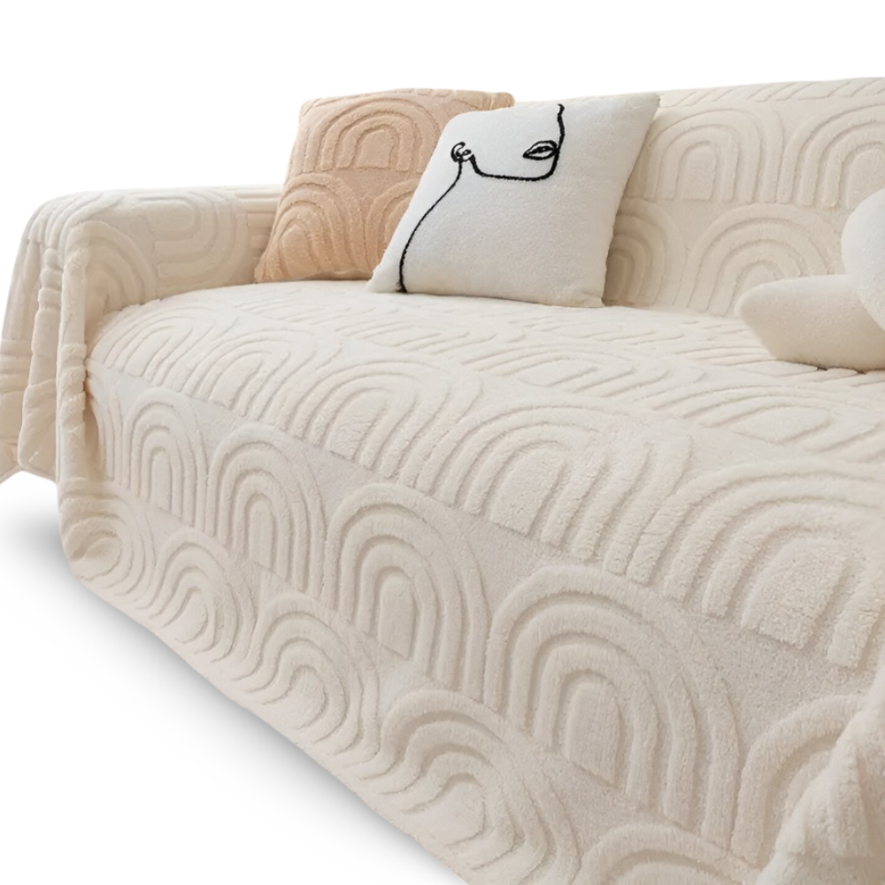 ArchPlush Sofföverdrag - Mångsidigt Jacquard Sofföverdrag för Alla Sofftyper